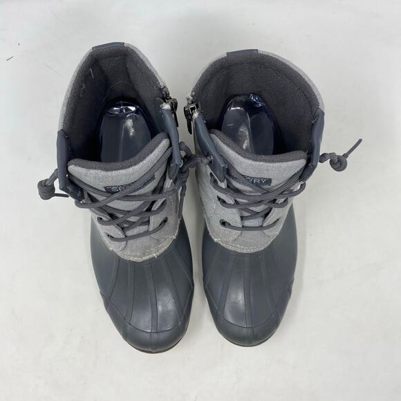 Sperry Grey Waterproof All Weather Duck Boots Shoes Womens Size 7 - Picture 4 of 8